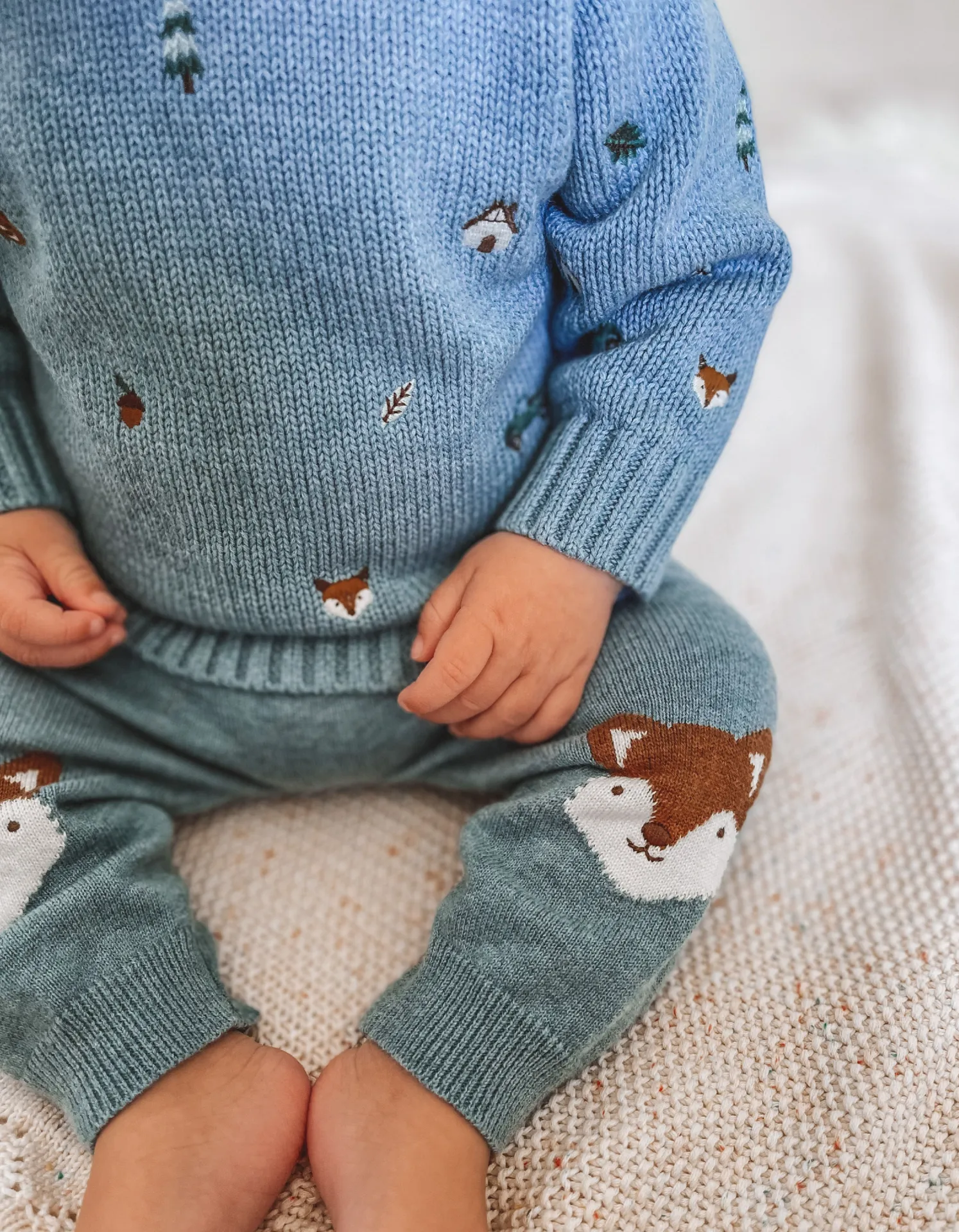 Purebaby Forest Embroidered Jumper