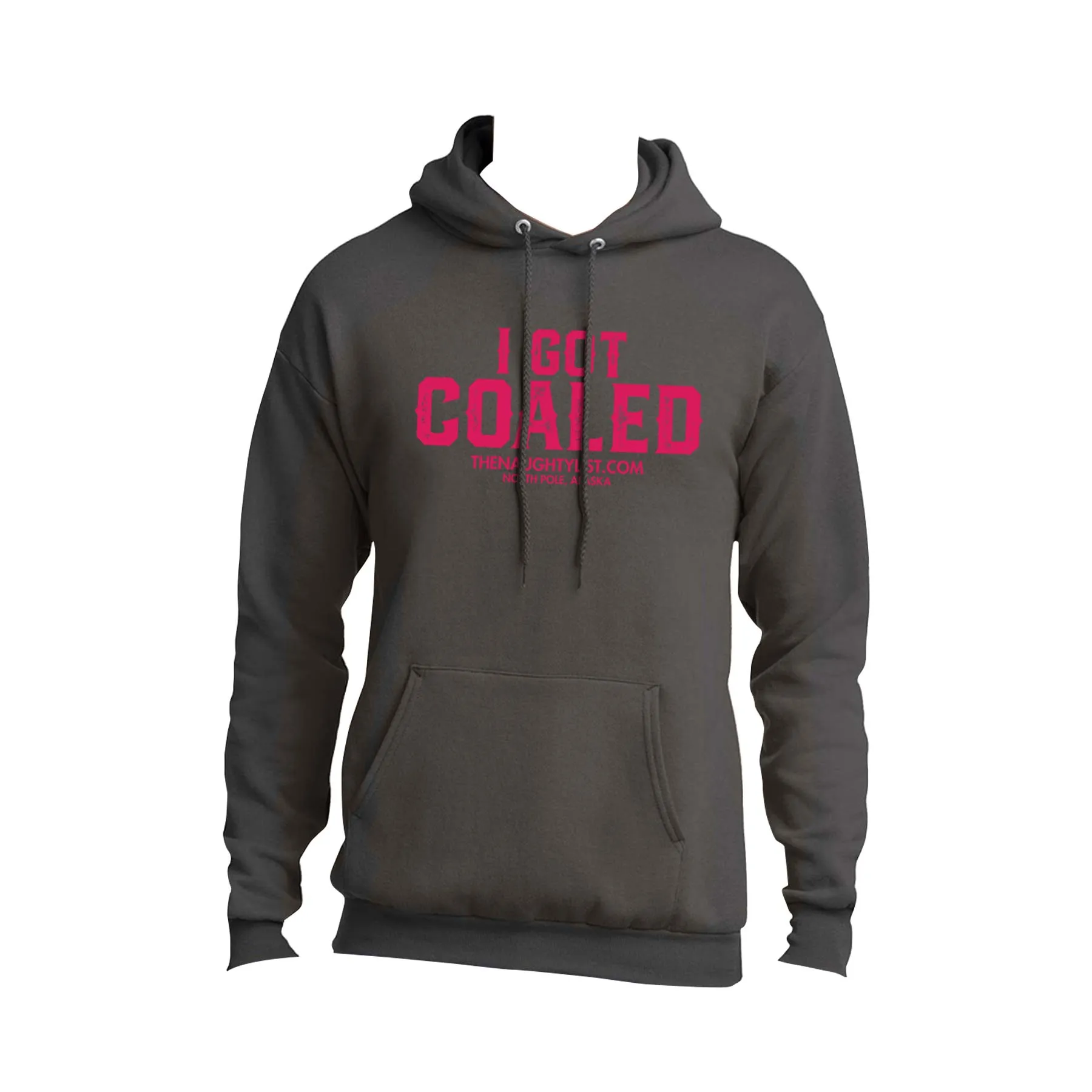 "I Got Coaled" Adult Hooded Fleece Pullover