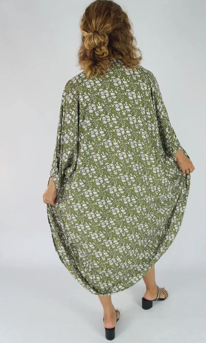 Rayon Cape Long Blossom, More Colours