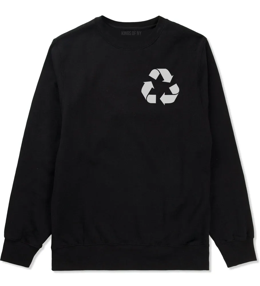 Recylce Logo Chest Mens Crewneck Sweatshirt