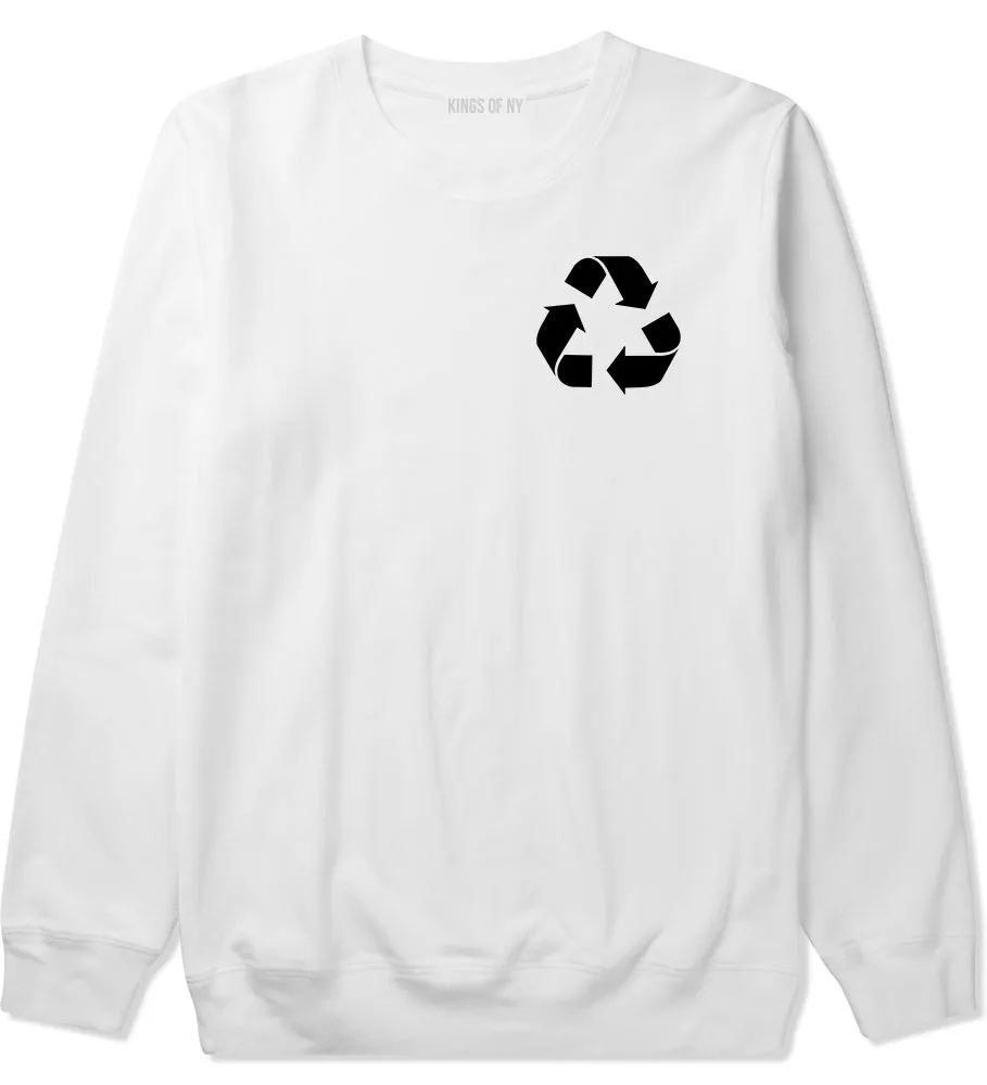 Recylce Logo Chest Mens Crewneck Sweatshirt