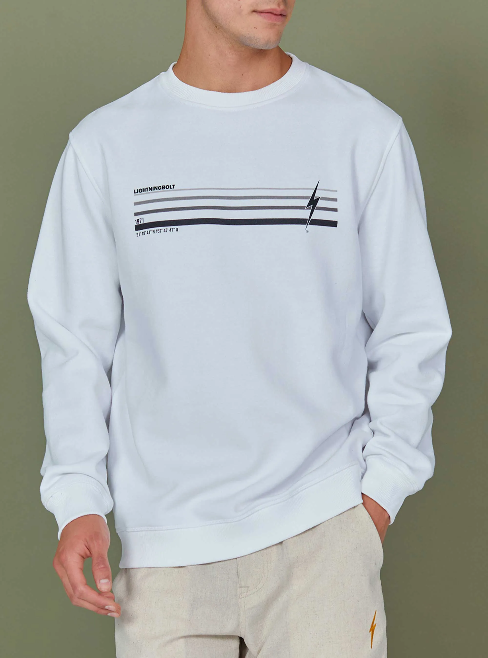 REGULAR SWEATSHIRT WITH FRONT PRINT