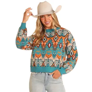 Rock & Roll Denim Women's Aztec Sweater