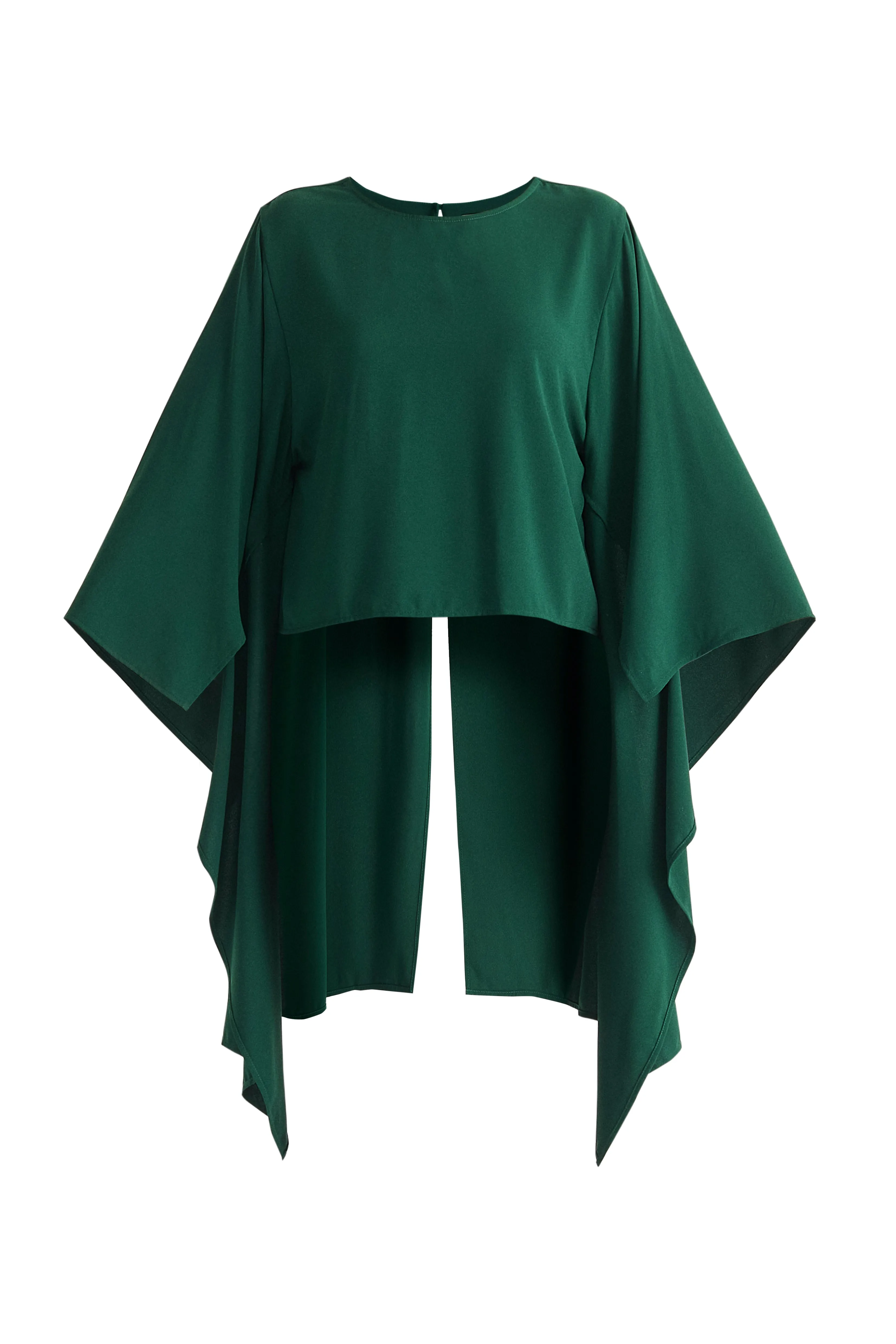 Round Neck Cape Top