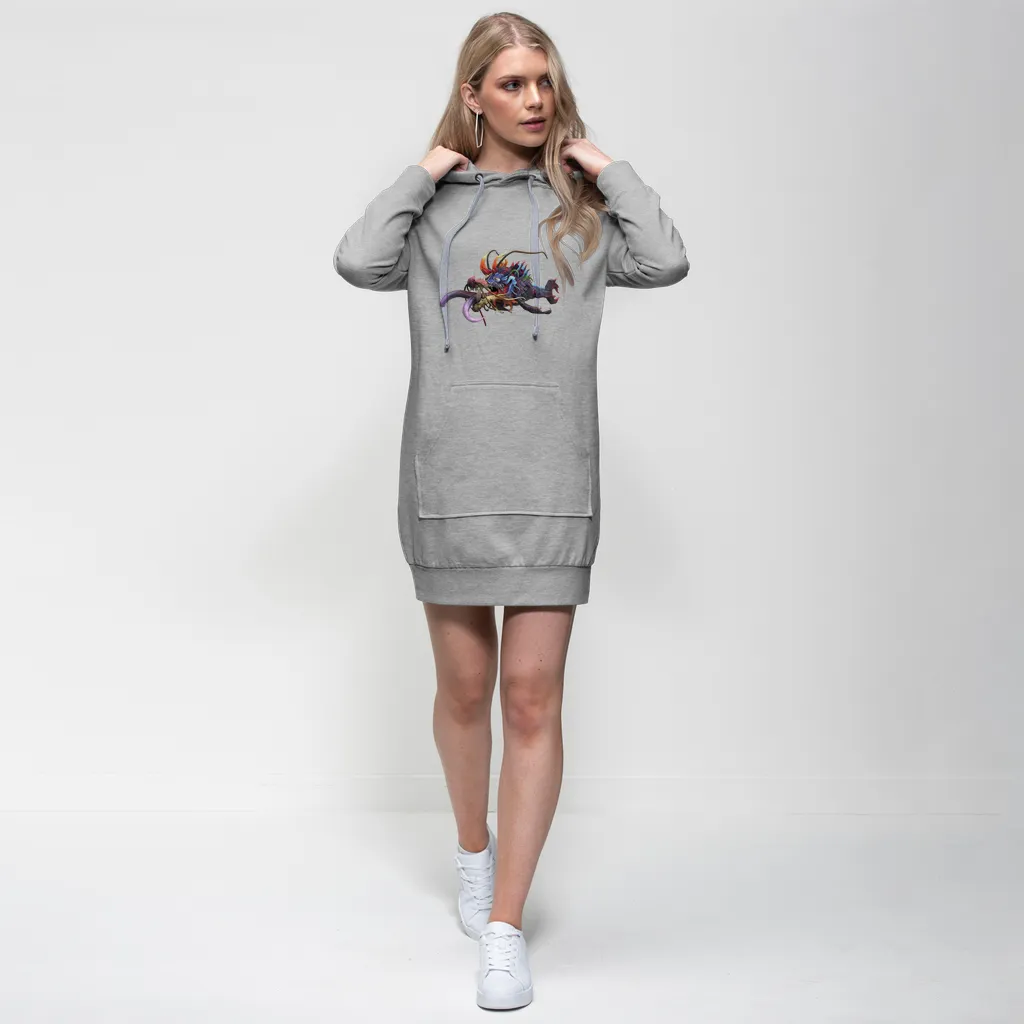 Ryuuk the Fish Dragon God Premium Adult Hoodie Dress