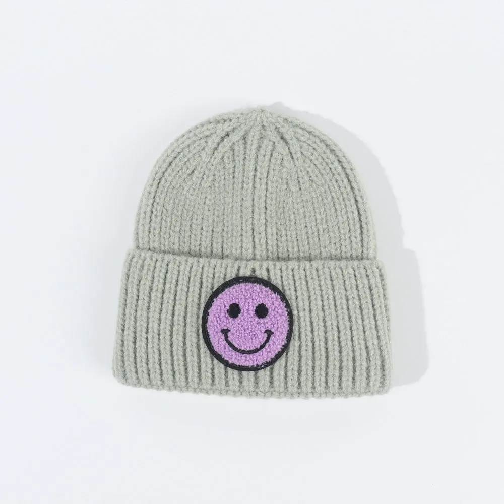 Sage Smiley Beanie