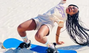 Sandboarding party package for up to 10 kids with On the Tours Sandboarding