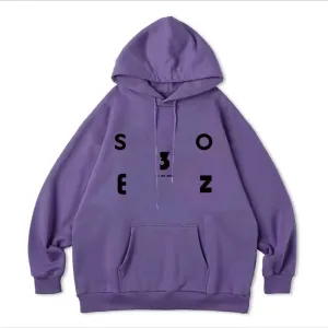 Simple Letter Printing Casual Women Hoodies Solid Color Hooded Drawstring Loose Chic Pocket Fashion Winter Female Hoodies