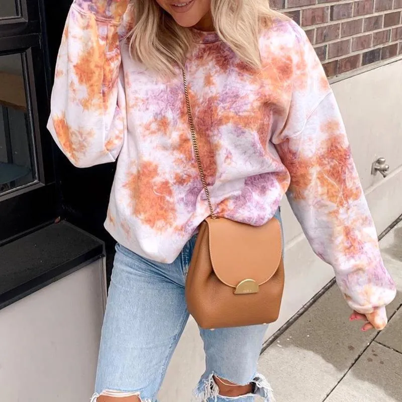 Simplee Colorful printed Sweatshirt streetwear