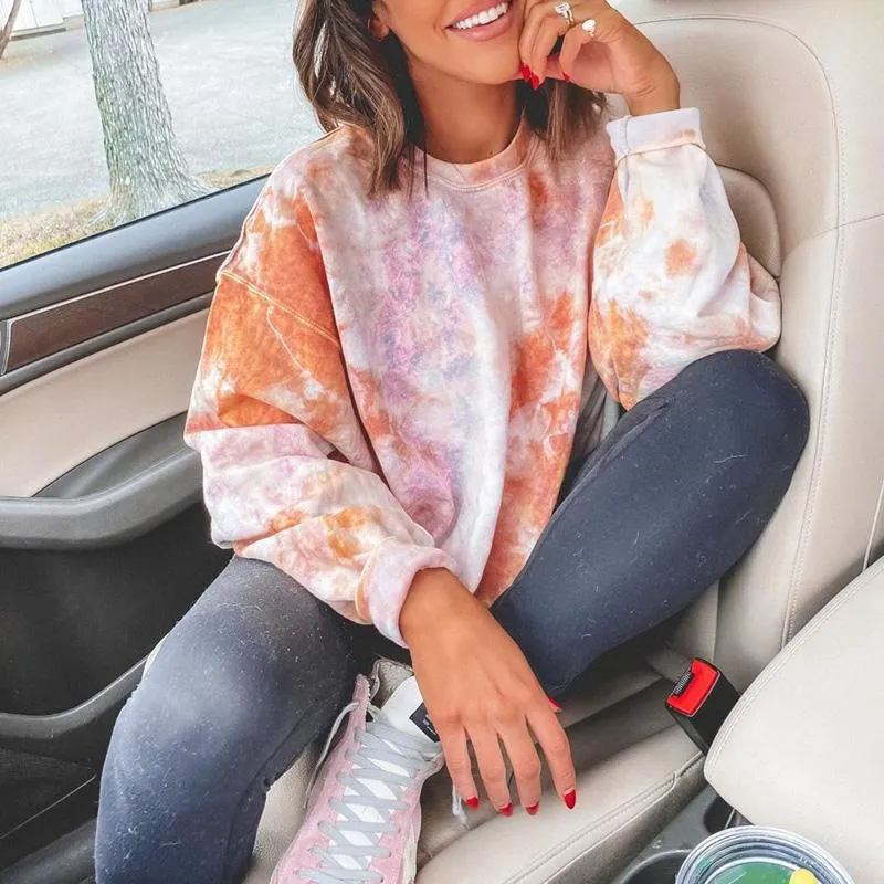 Simplee Colorful printed Sweatshirt streetwear