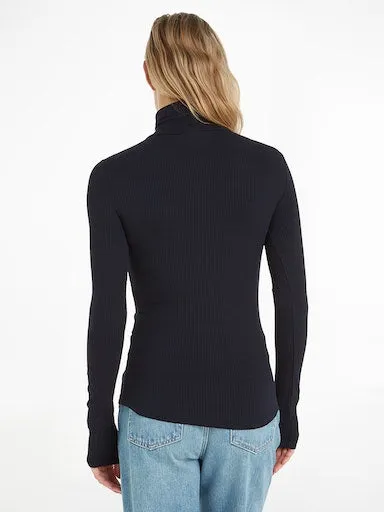 Slim Roll Neck Top