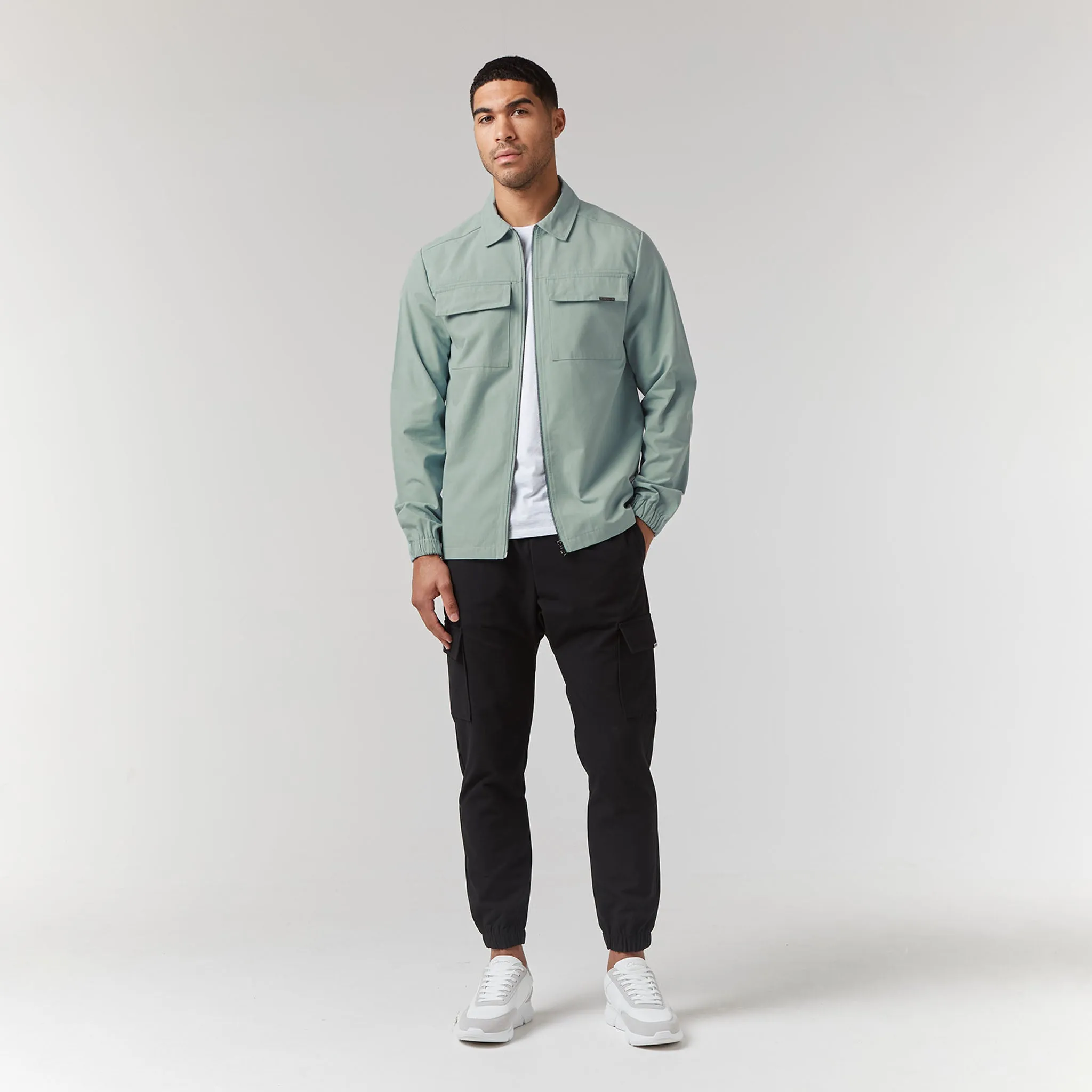 Smart Utility Overshirt | Sage