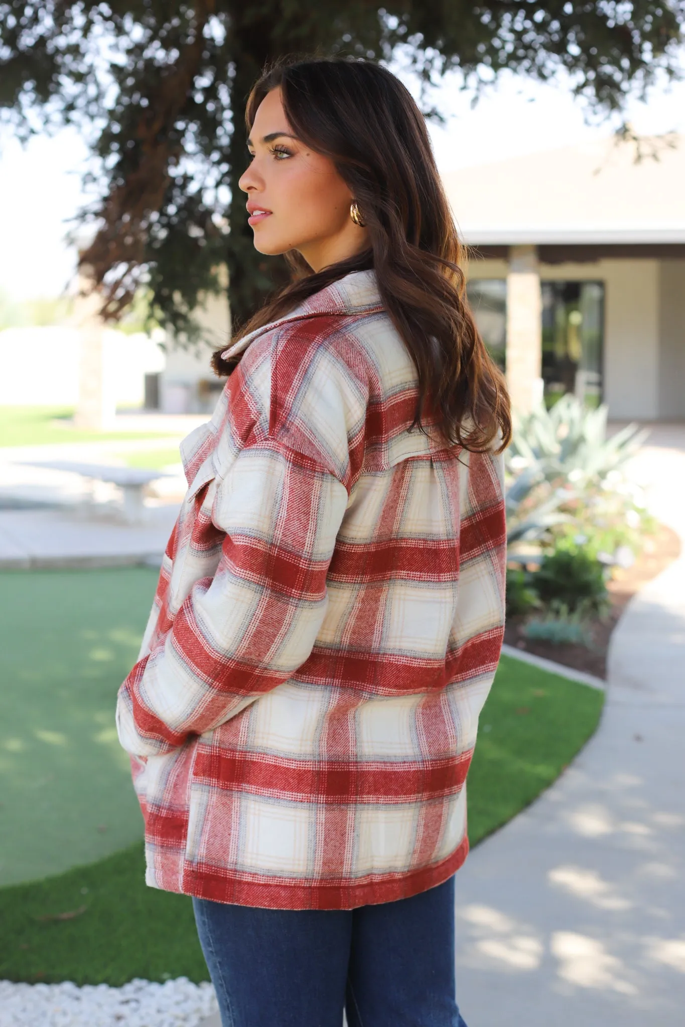 So Plaid You're Mine Shacket