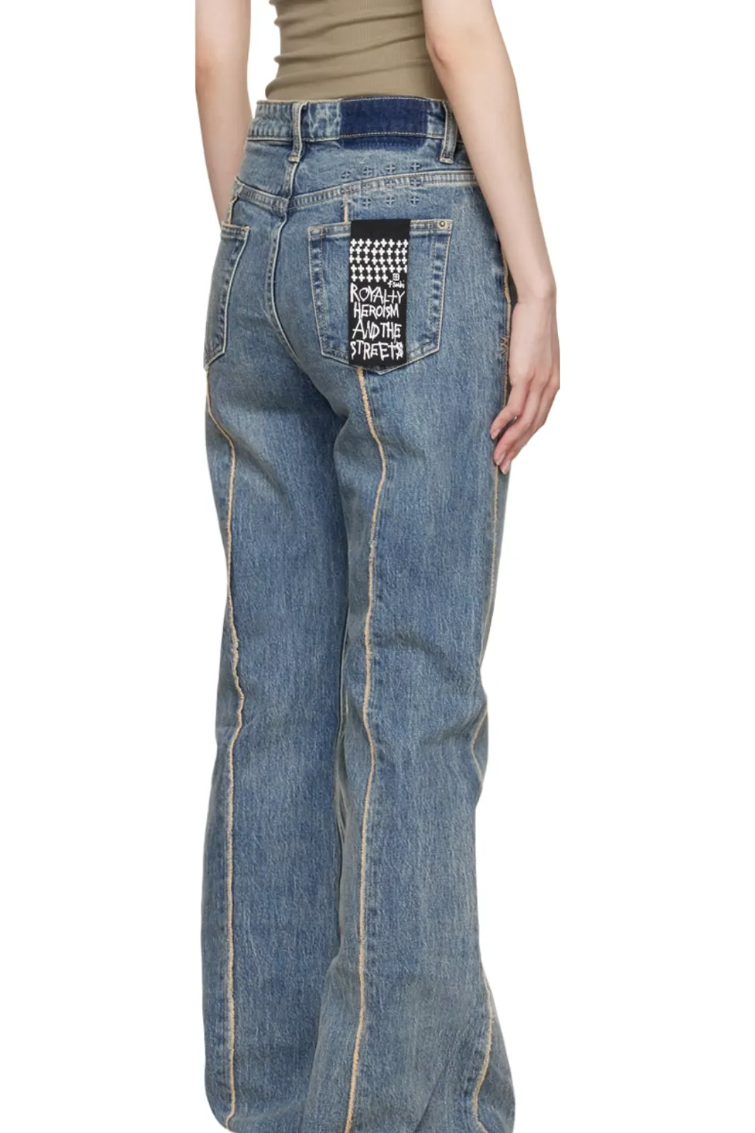 SOHO FRAYED JEANS (Denim)