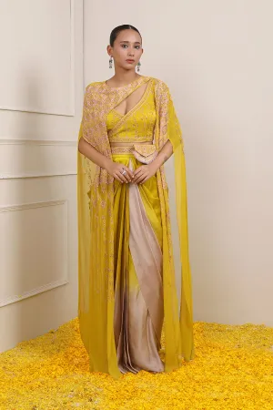 Syra Saree Cape Set