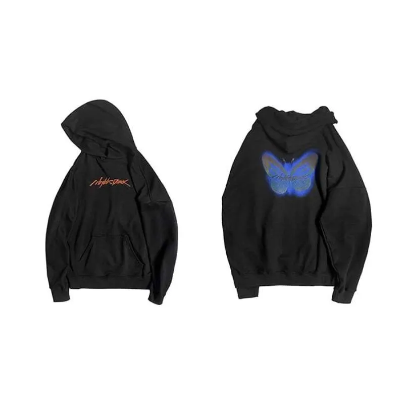 Techwear Hoodie with Reflective Logo