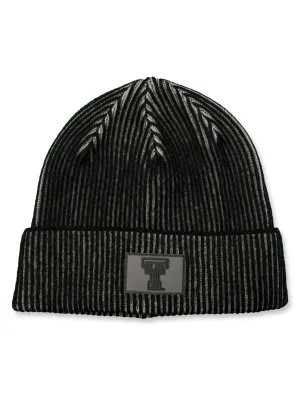 Texas Tech "Toned Out with Patch" Ribbed Beanie