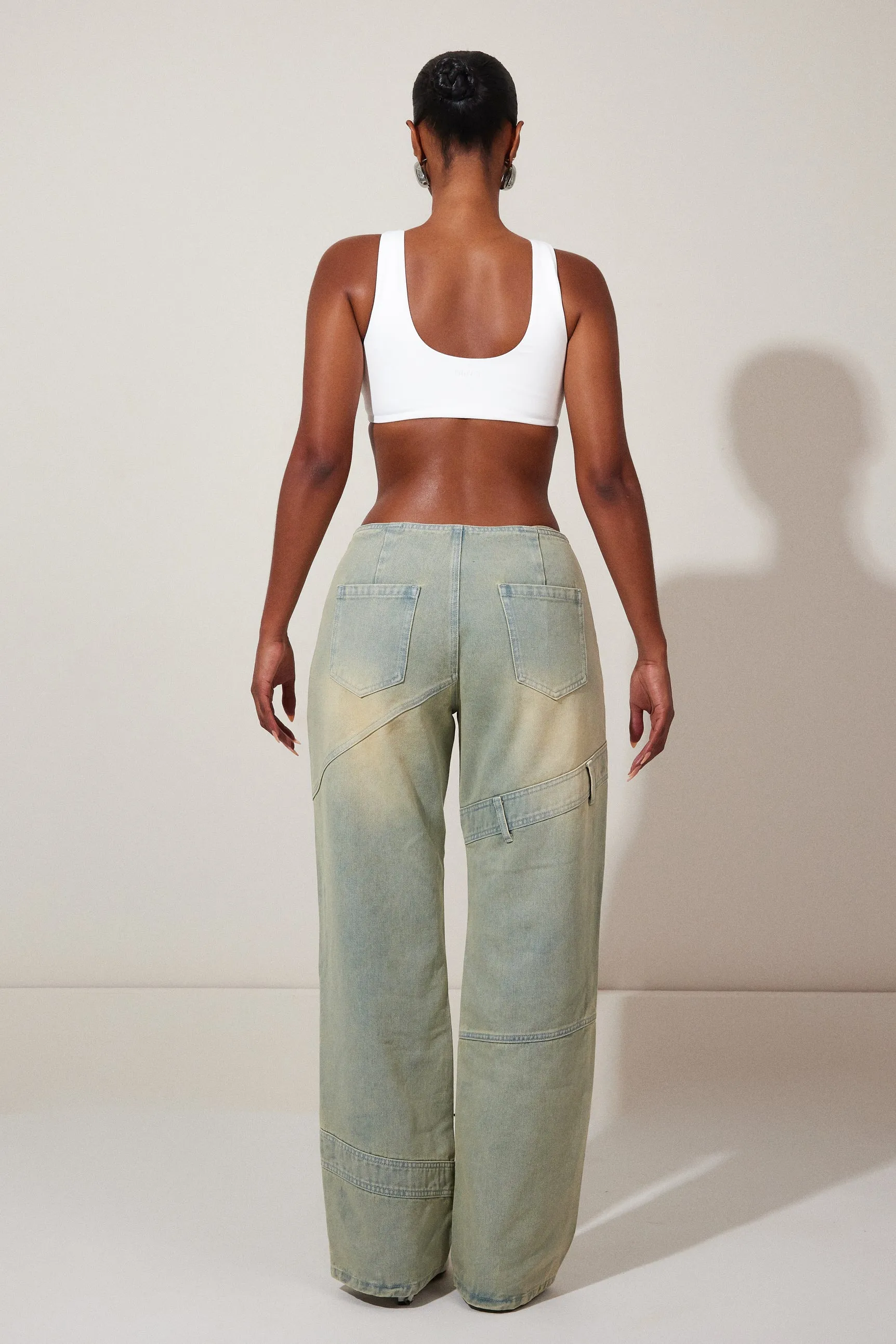 The Rya Jeans - Yellow wash