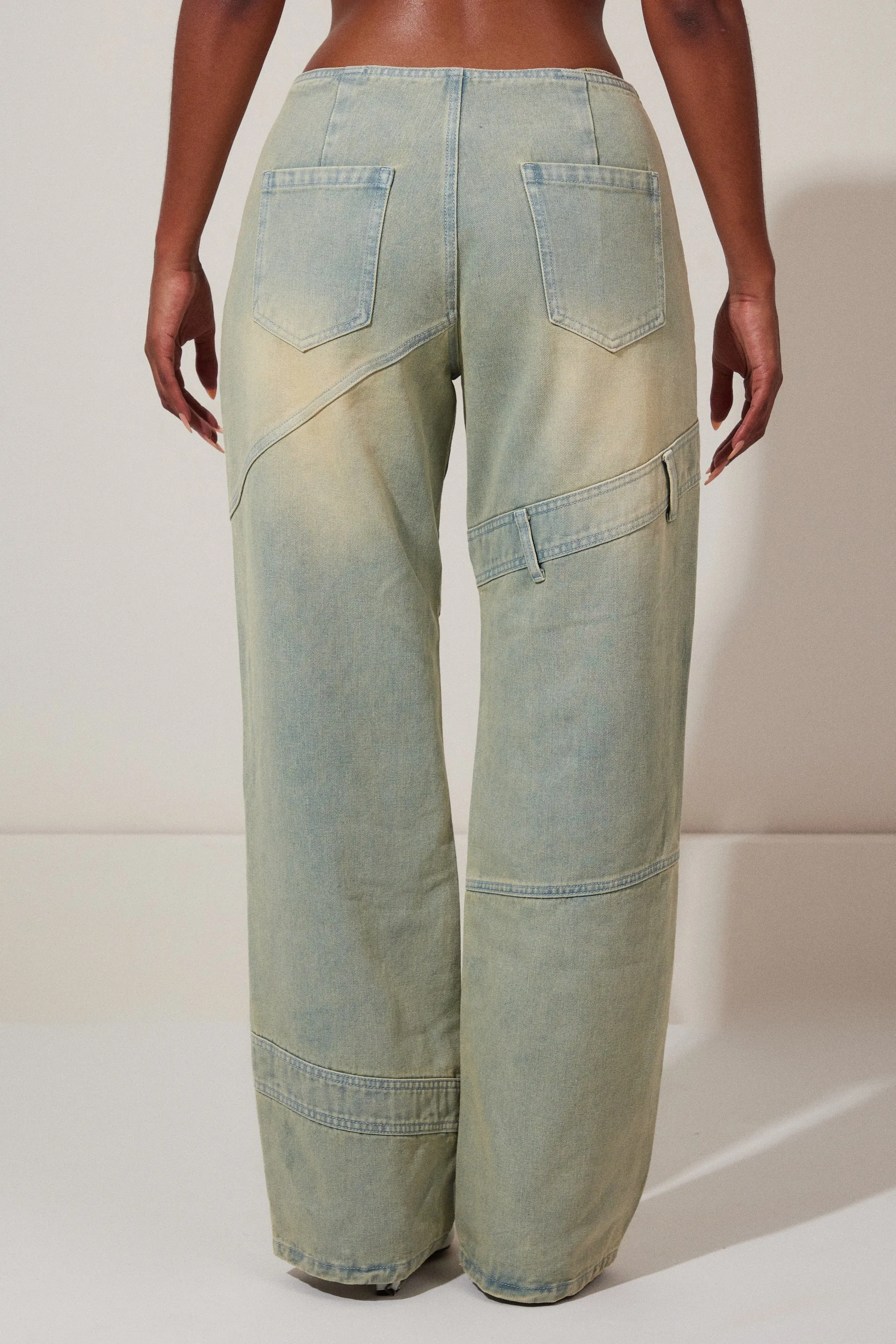 The Rya Jeans - Yellow wash