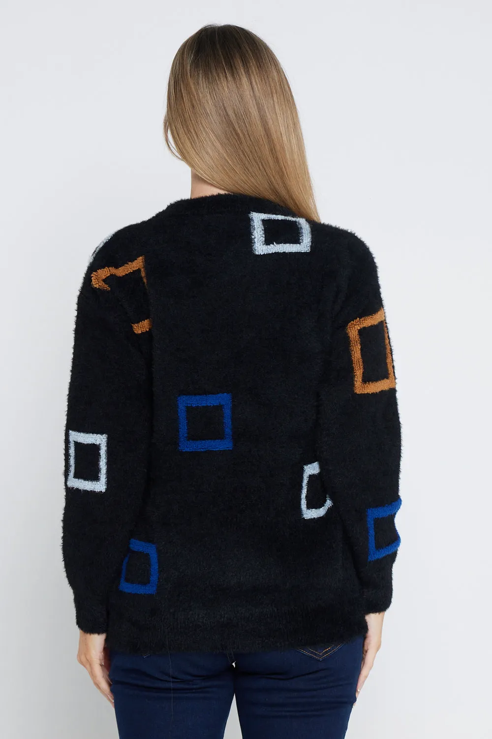 Tobi Jumper - Black Square