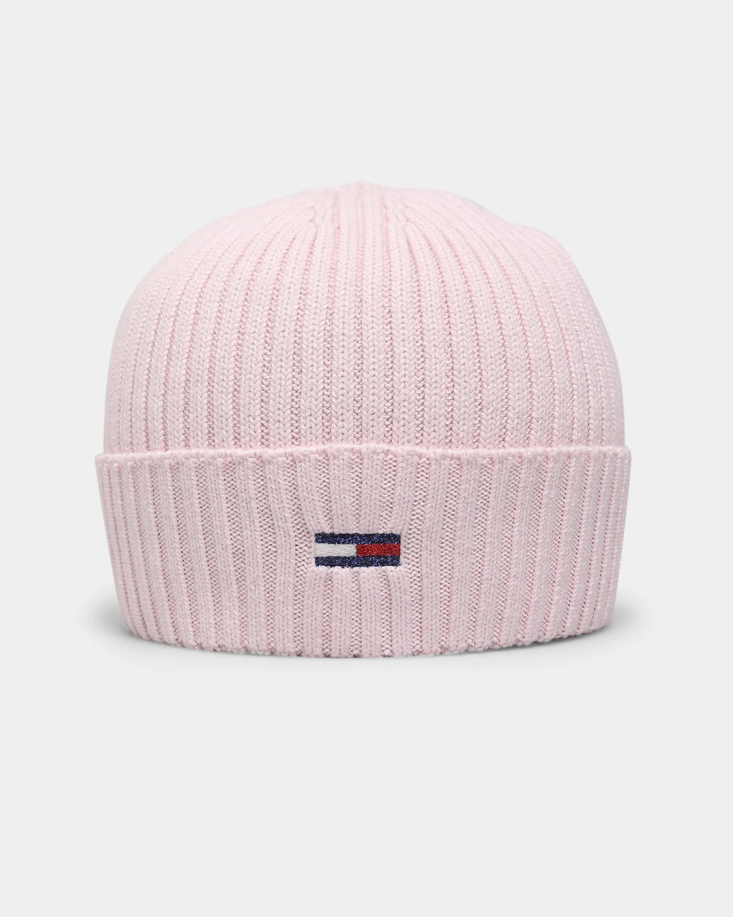 Tommy Jeans TJW Essential Flag Beanie Pale Pink