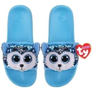 Ty Fashion Sequin Pool Slides S11-13 Slush The Dog