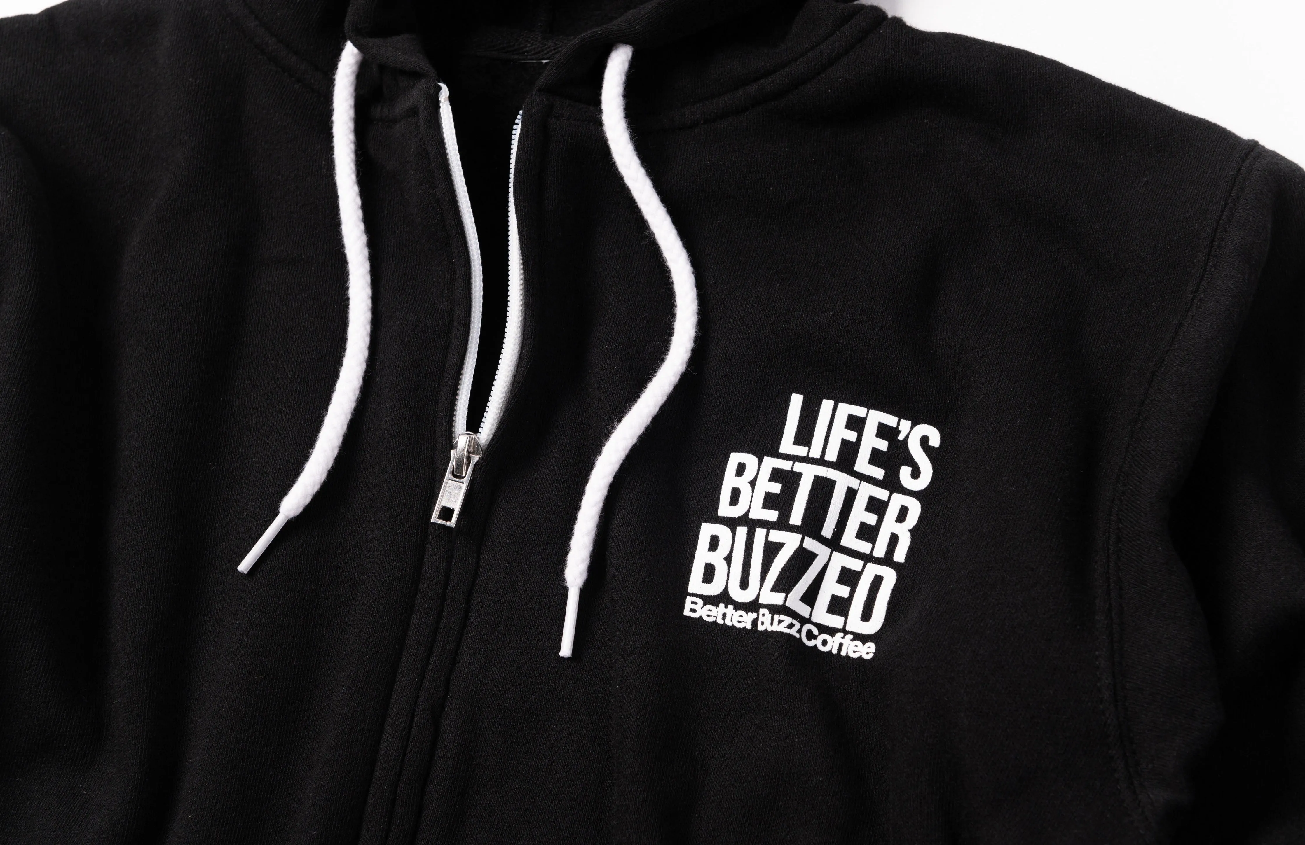 Unisex Life's Better Buzzed Zip Up Hoodie