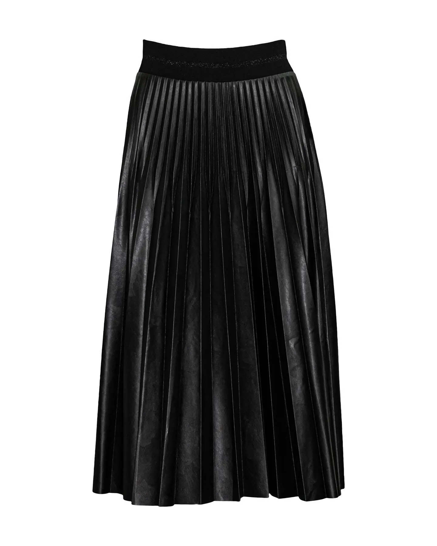 Vegan Pleated Skirt