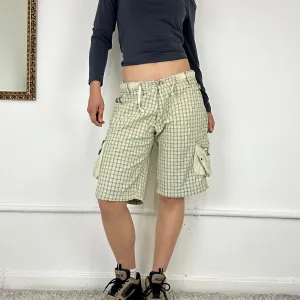 vintage checkered shorts