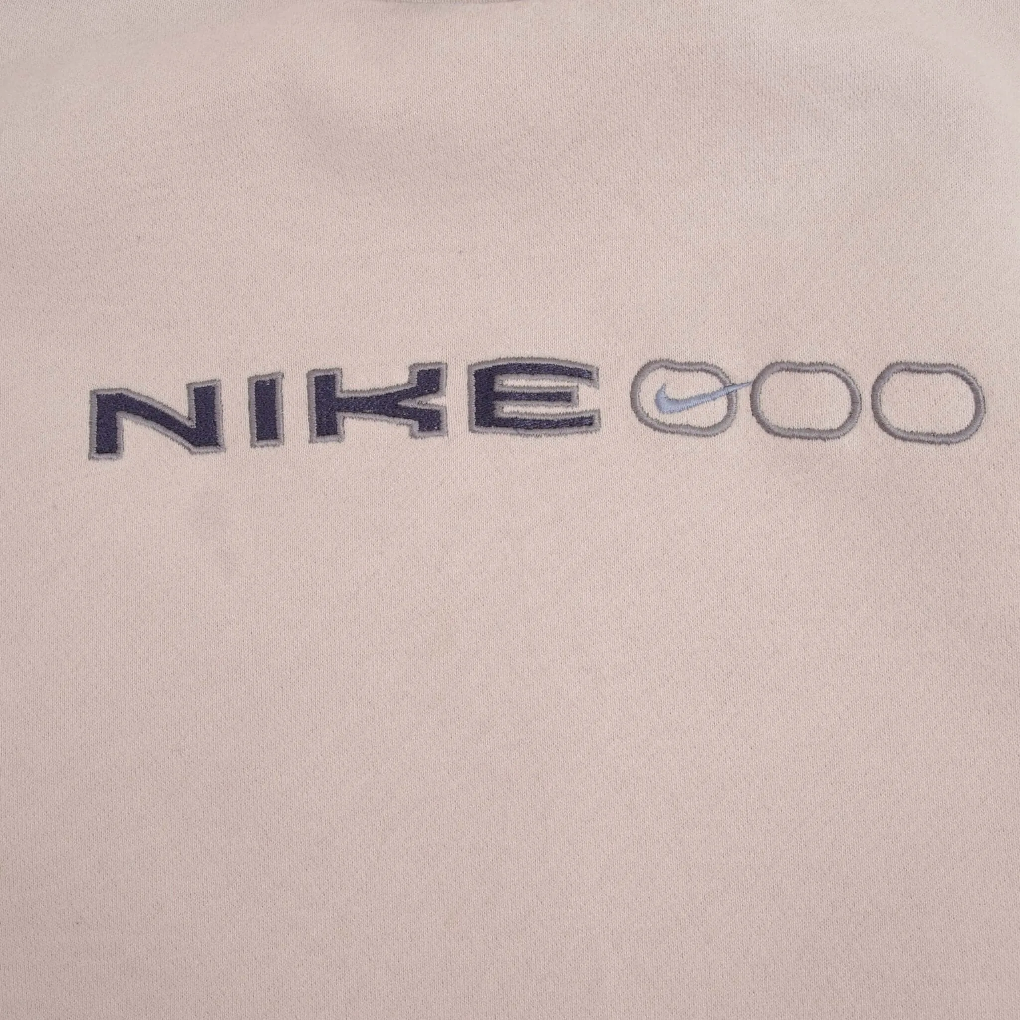 VINTAGE NIKE SPELLOUT SWOOSH GRAY SWEATSHIRT 2000S SIZE MEDIUM