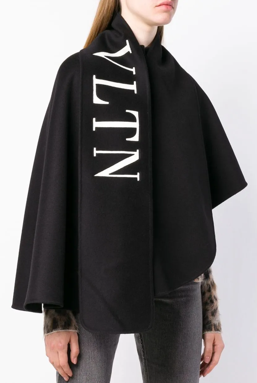 'VLTN' Logo Short Cape