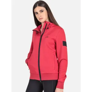 WOMEN&#x27;S TECH HOODED FULL ZIP SWEATSHIRT CALIEC CHERRIES 