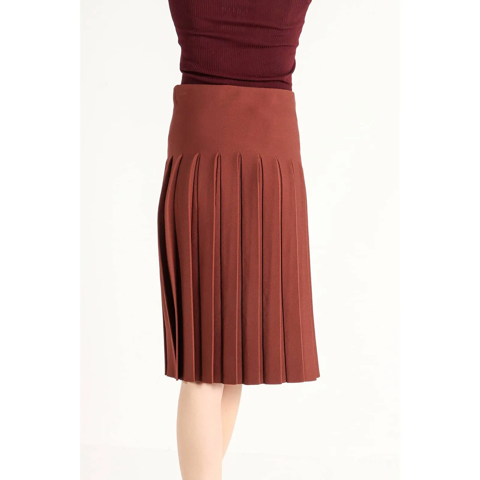 Women's Pleated Knit Skirt