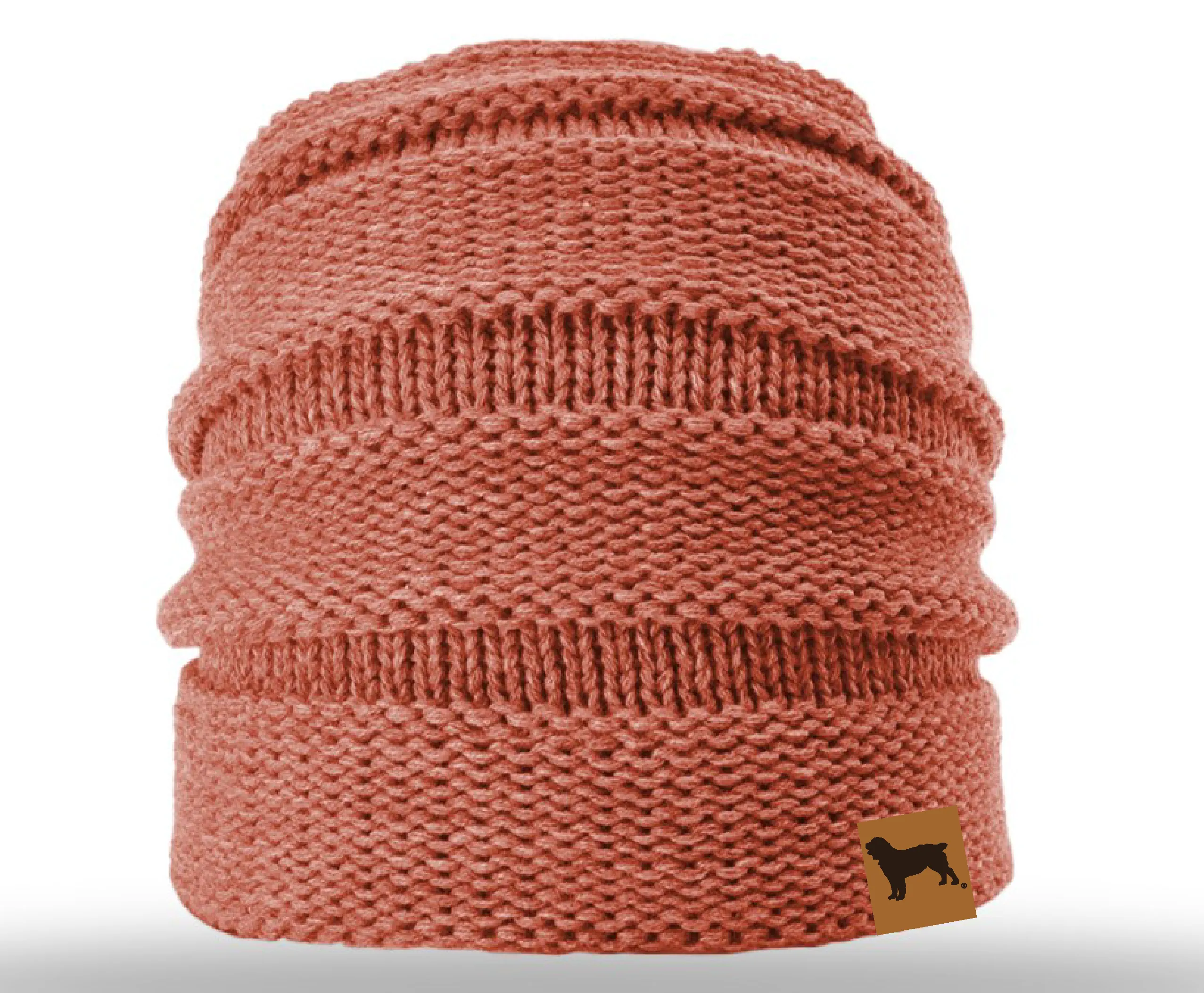 Women's Scrunch Beanie with Boykin Spaniel Leather Patch