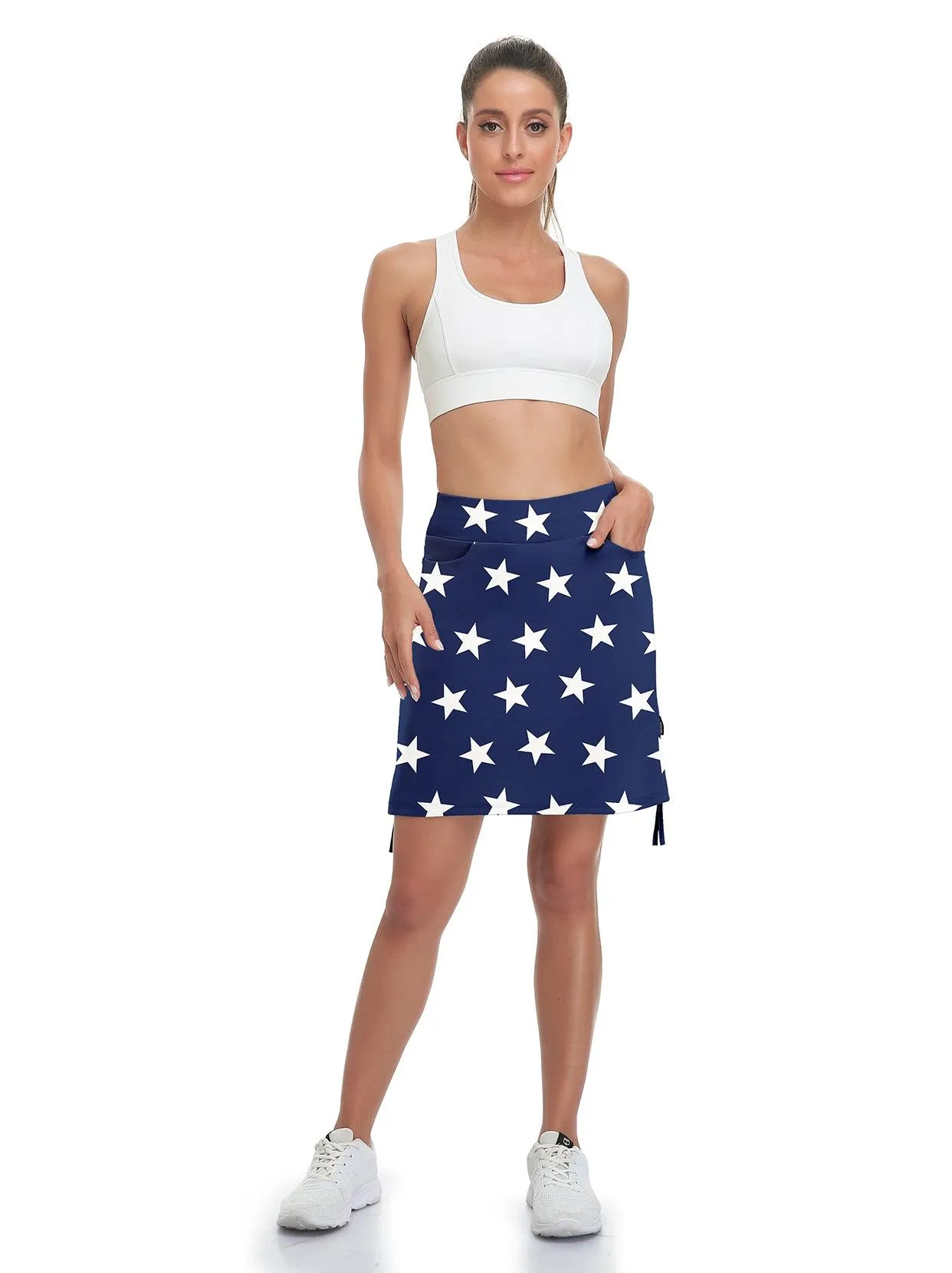 Women's Stars Active Skort With Built-in Shorts