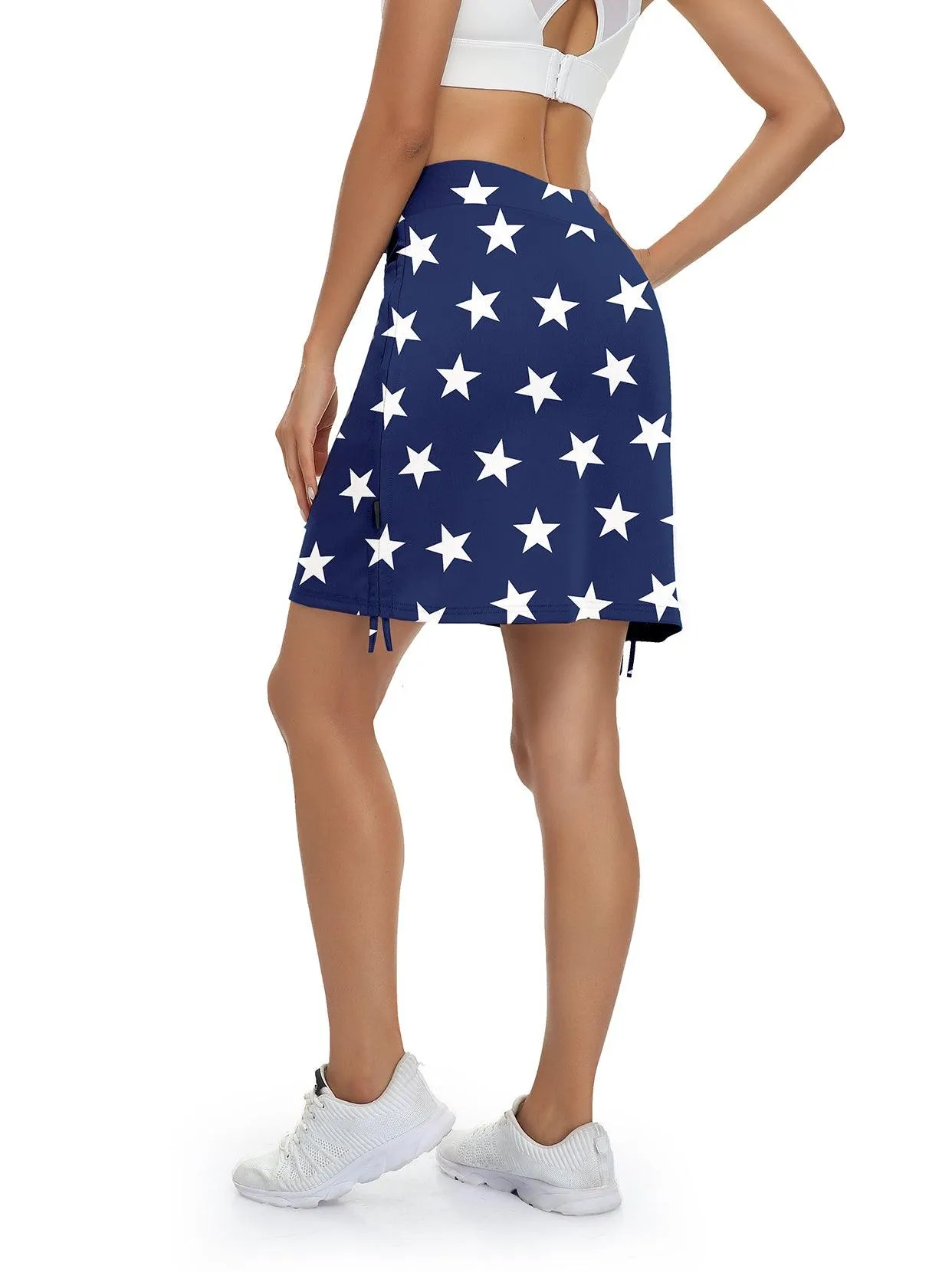 Women's Stars Active Skort With Built-in Shorts