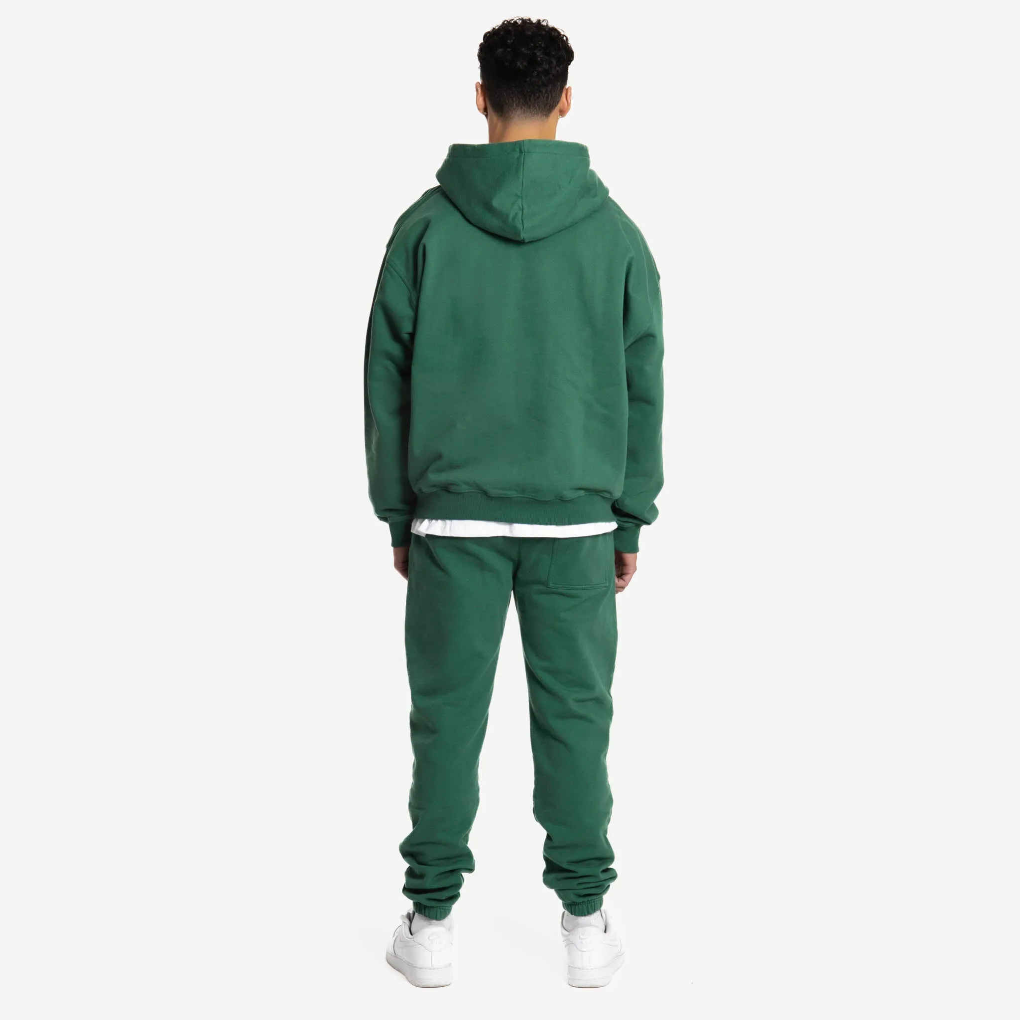 Zip Hoodie - Hunter Green