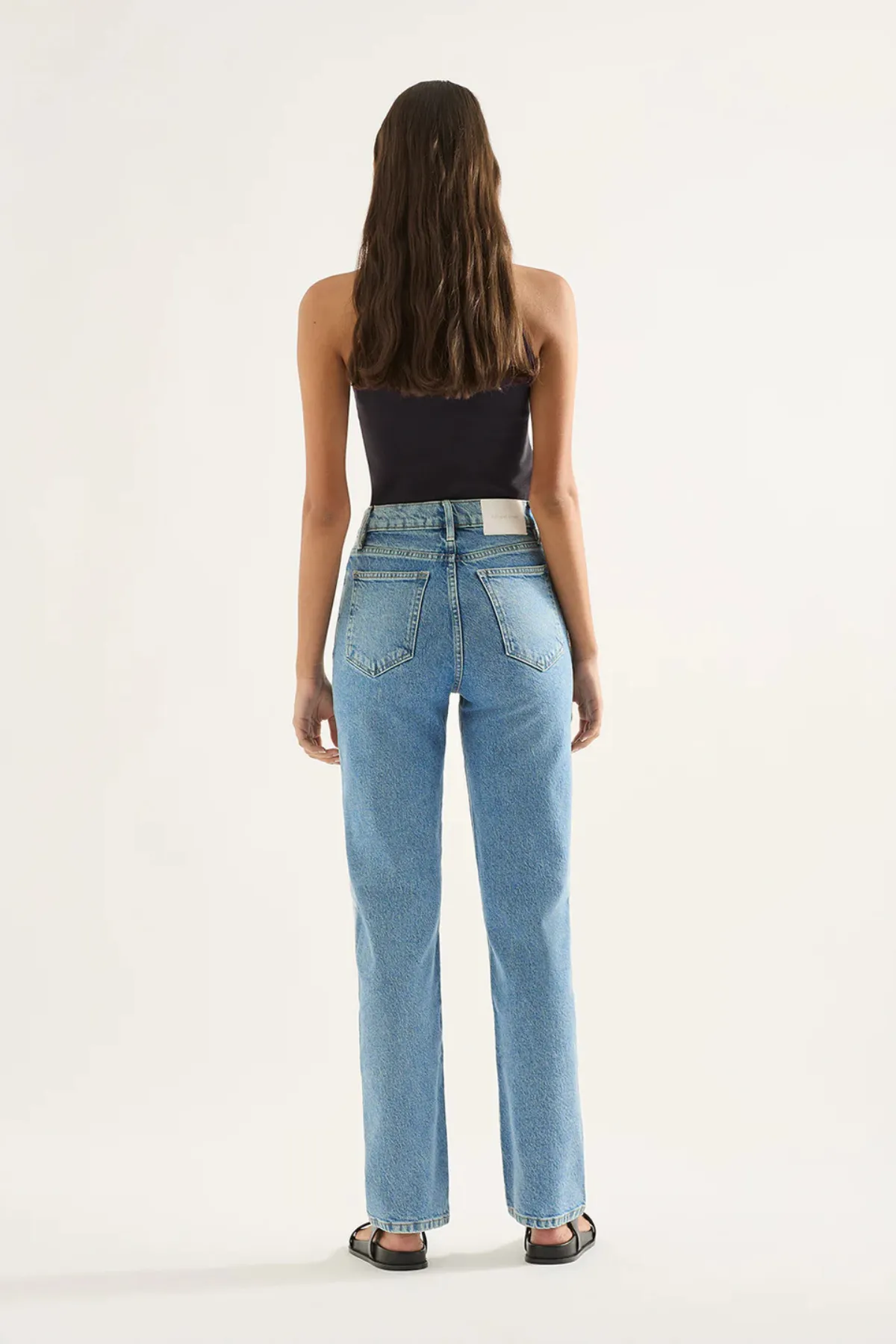 ZOE HIGH STRAIGHT CROP JEAN CADENCE BLUE